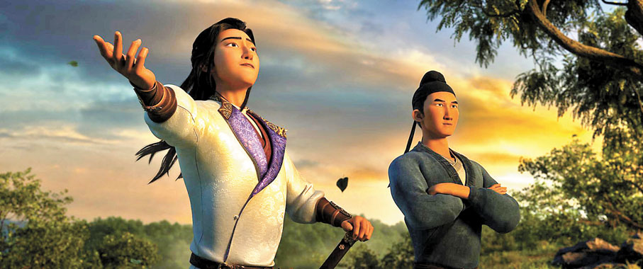 ◆青年的李白與青年的高適。