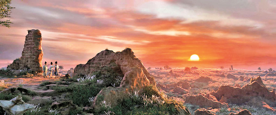 ◆梁園的風景。