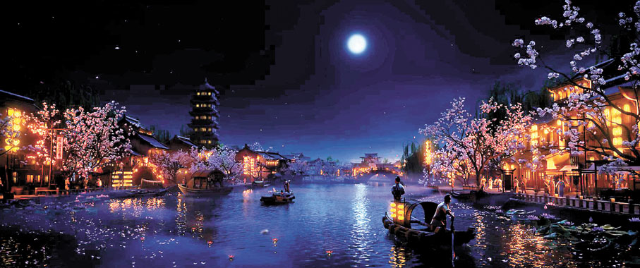 ◆揚州的風景。