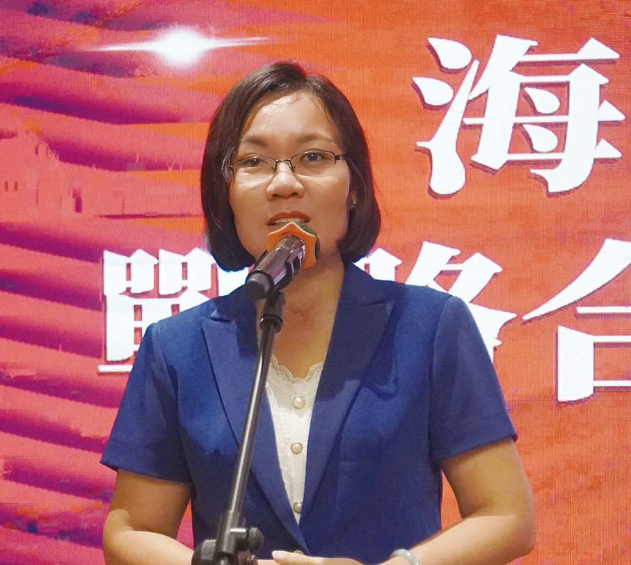 ◆ 海南省文昌市副市長韓亮致辭。