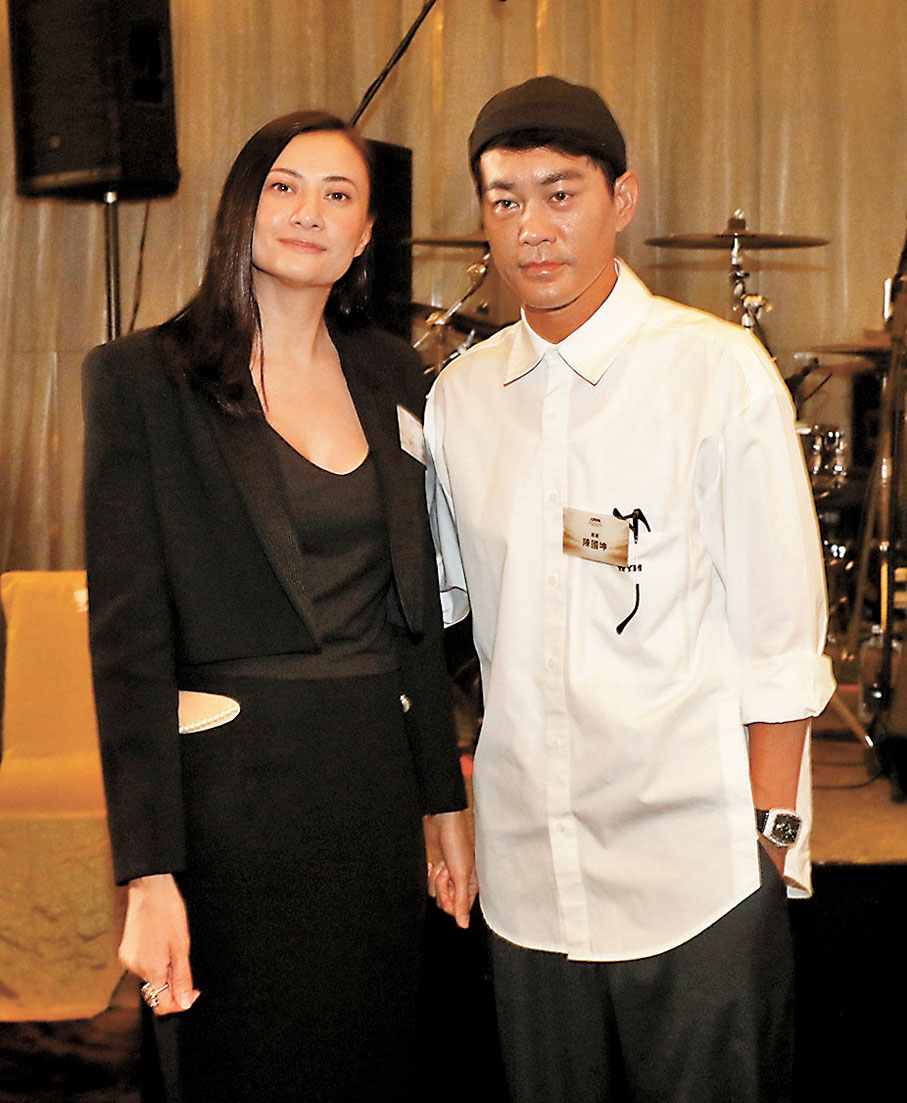 ◆黃伊汶與丈夫陳國坤。