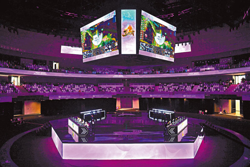 ◆杭州電競中心被喻為現實版的「星際戰艦」。 資料圖片