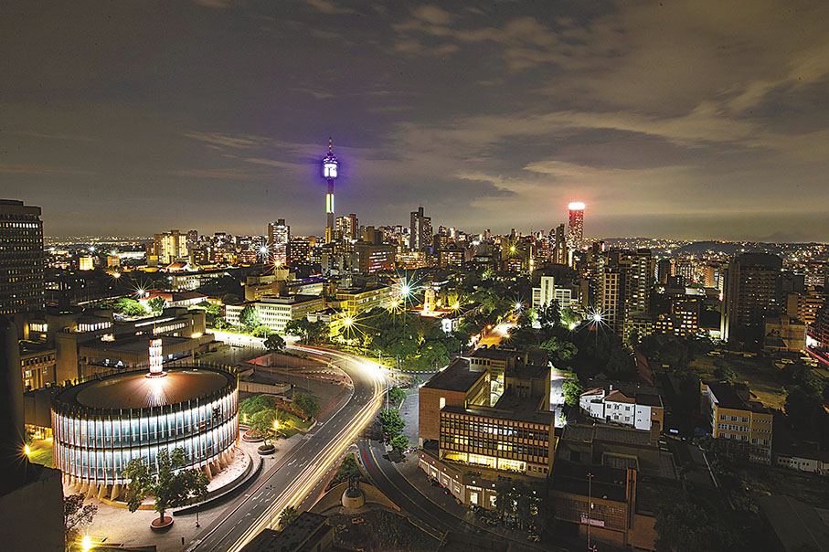 ◆約翰內斯堡城市夜景