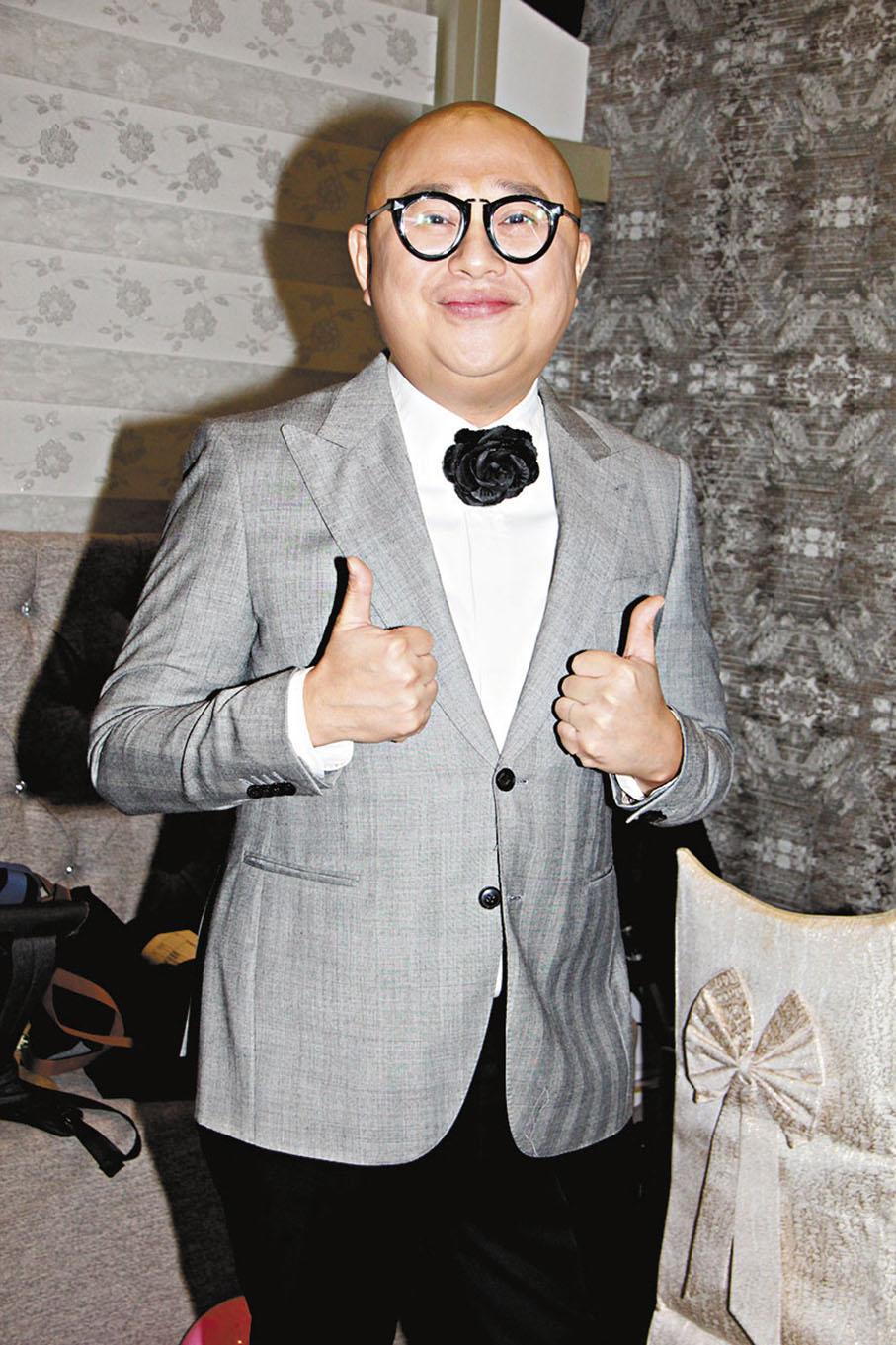 ◆林盛斌指有人請他出埠做婚禮司儀。