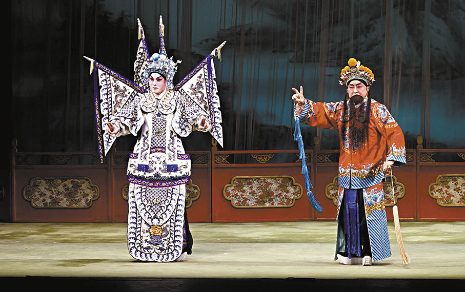 ◆廖國森、莫華敏也演出《黃鶴樓》。