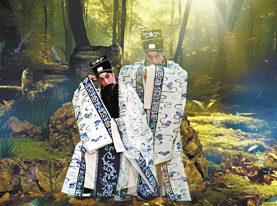 ◆《夢蝶劈棺》的一個戲場。