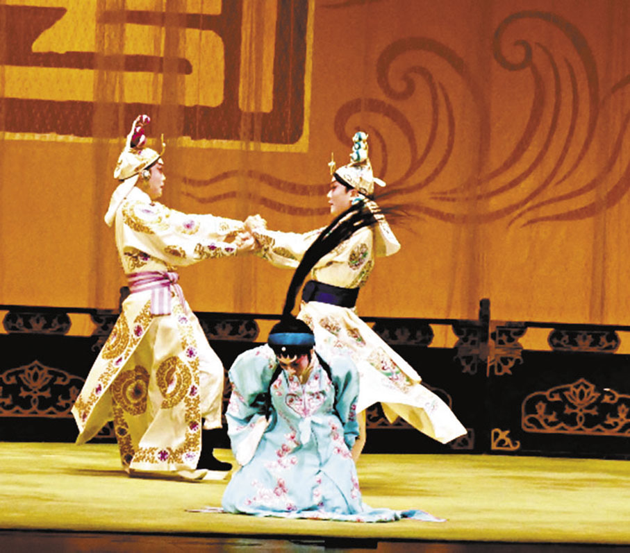 ◆這也是粵劇南派演藝的一種發洩情緒的功架。