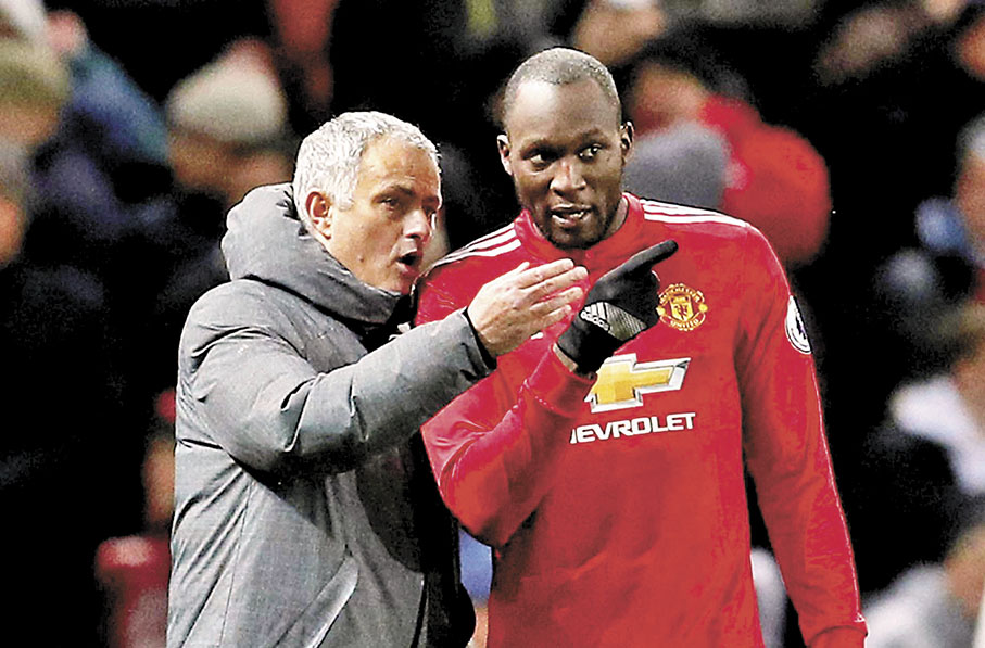 ◆ 摩連奴（左）與盧卡古曾在曼聯合作。 資料圖片