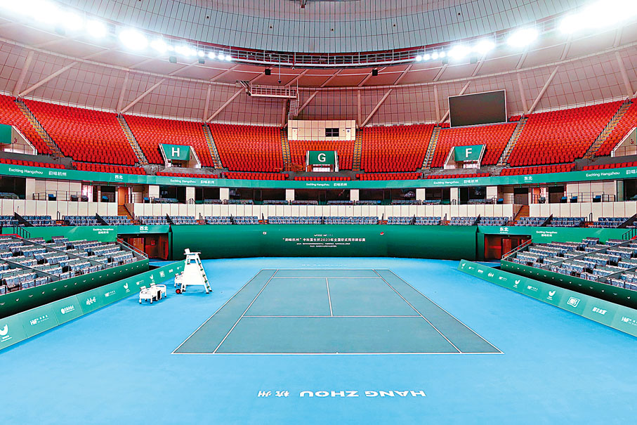 ◆目前，亞運場館內的AGIS專網建設已經完成。（「小蓮花」內景）