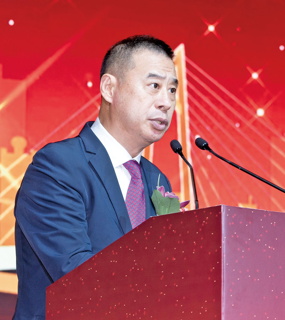 ◆ 鄭建好致答謝辭。