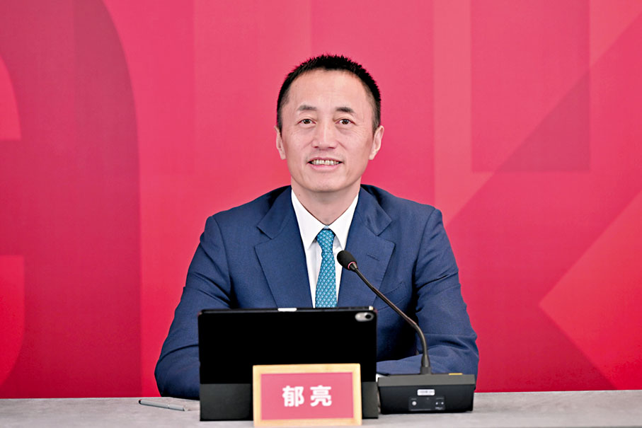 ◆郁亮認為，隨着經濟運行持續好轉，市場會回到正常的建設水平。