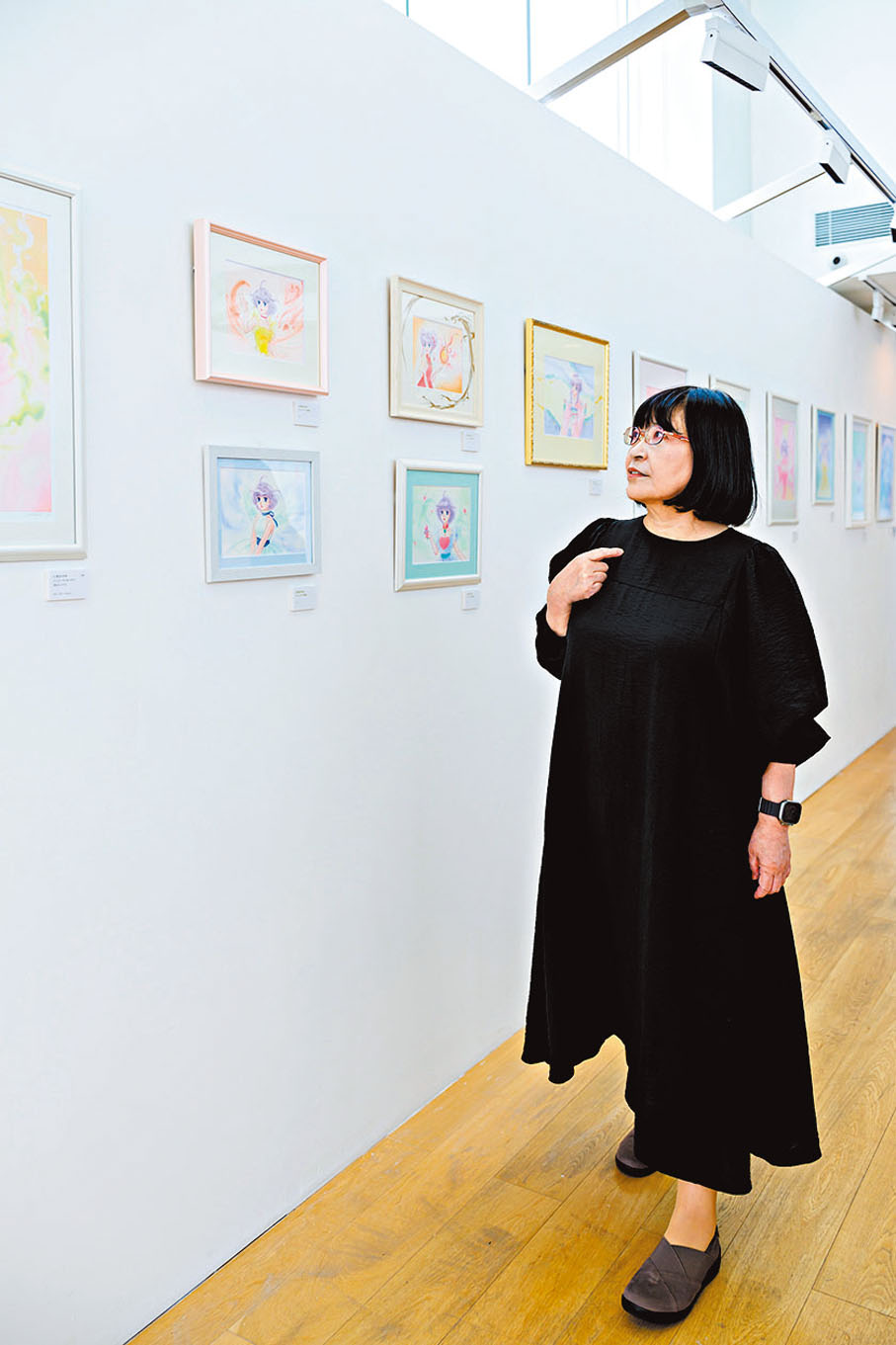 ◆高田明美睽違31年再舉辦香港個人原畫展。海港城供圖