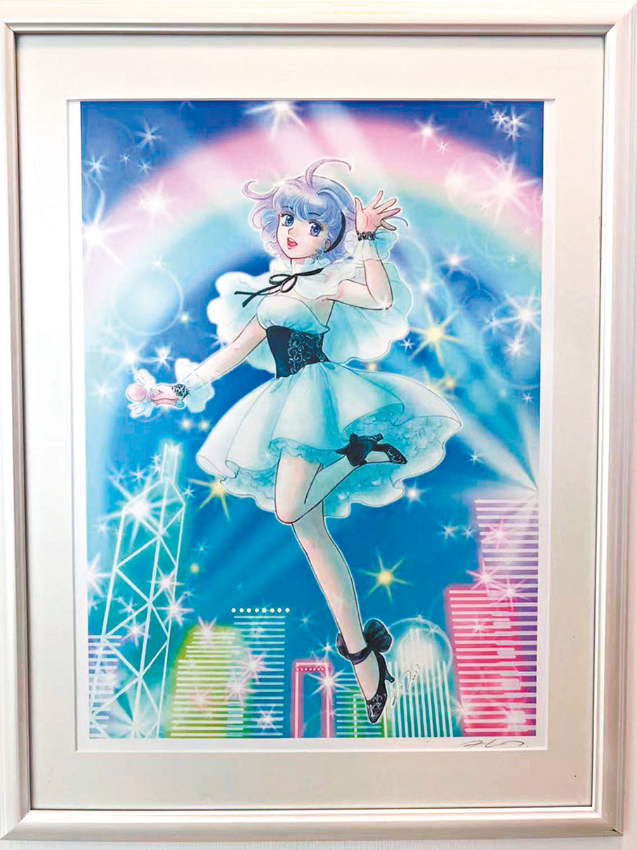 ◆此幅主題作品將香港夜景化為小忌廉的演唱會舞台。