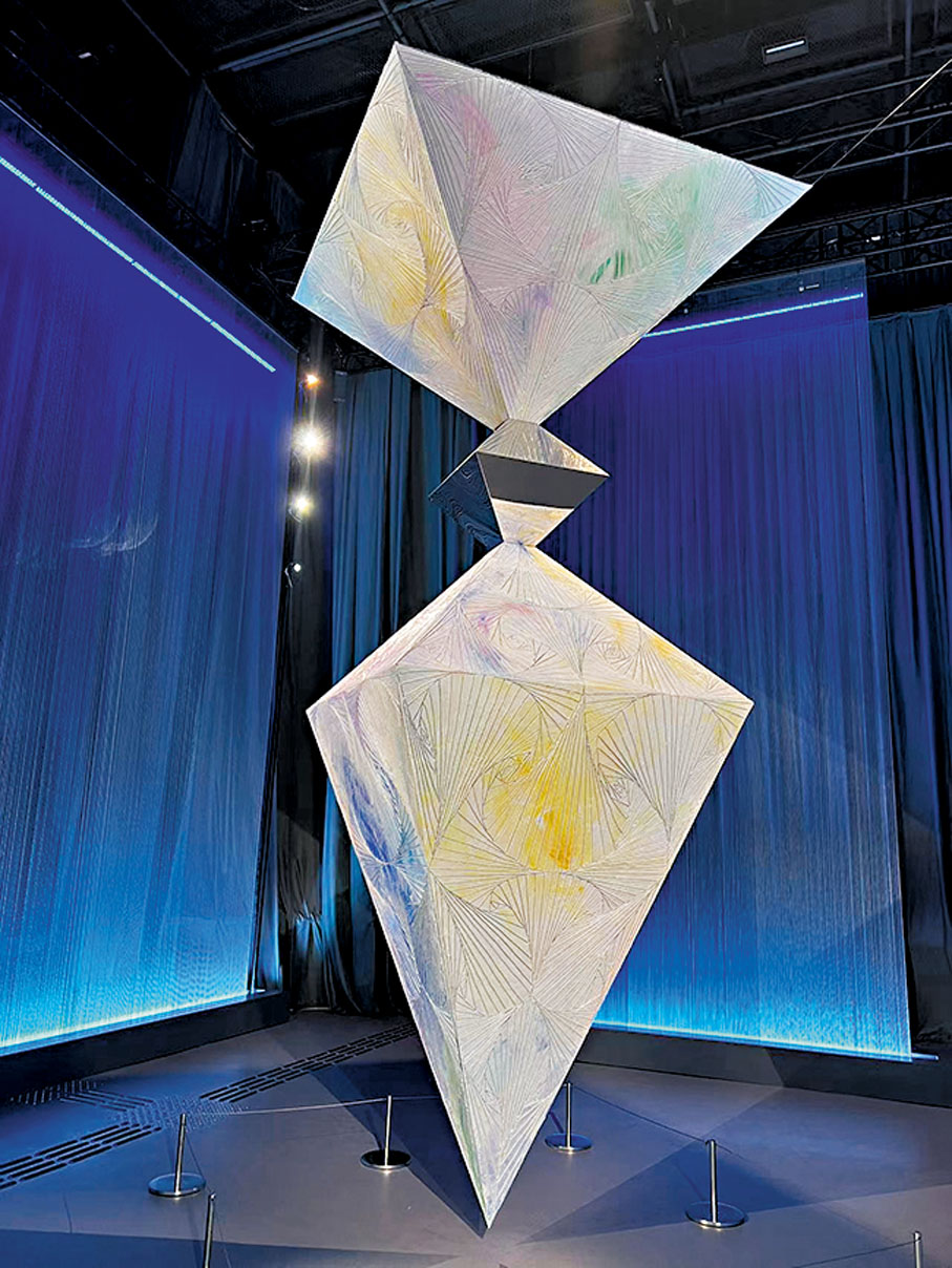 ◆作品：《途 Always》——生命，承傳，重複的力量。藝術形式：禪繞畫