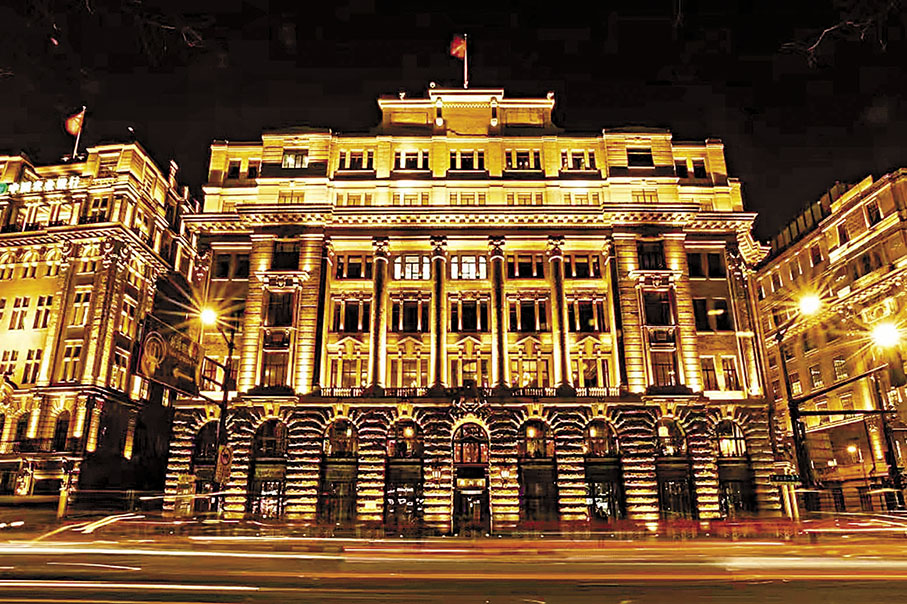 ◆上海久事美術館外觀迷人。 香港文匯報上海傳真