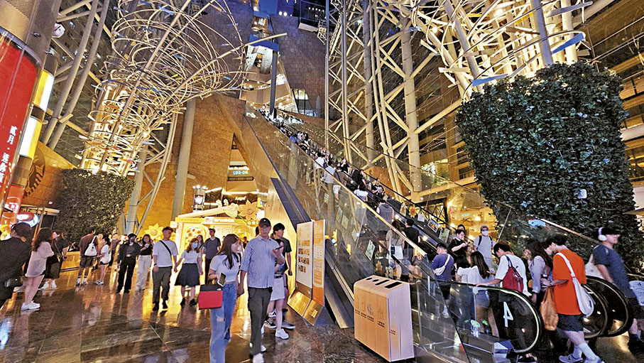 ◆為推動夜經濟，旺角朗豪坊昨宣布啟動連串晚間活動及消費獎賞。