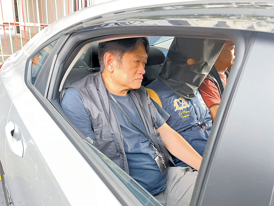 ◆警方行動中拘捕賣淫集團男主腦。