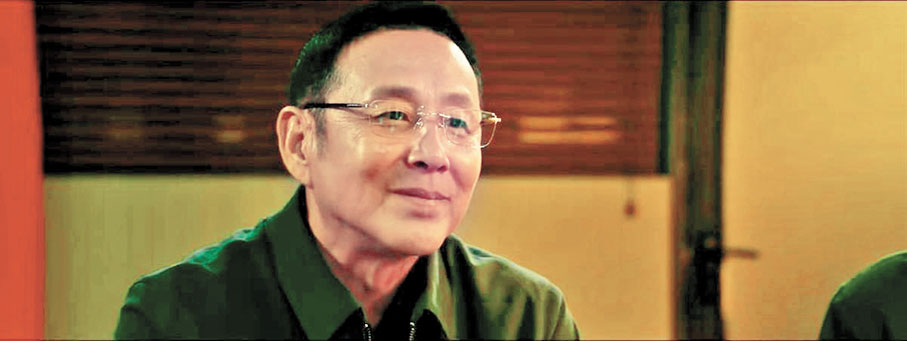 ◆陳道明好開心拍《堅如磐石》不用化妝出鏡。