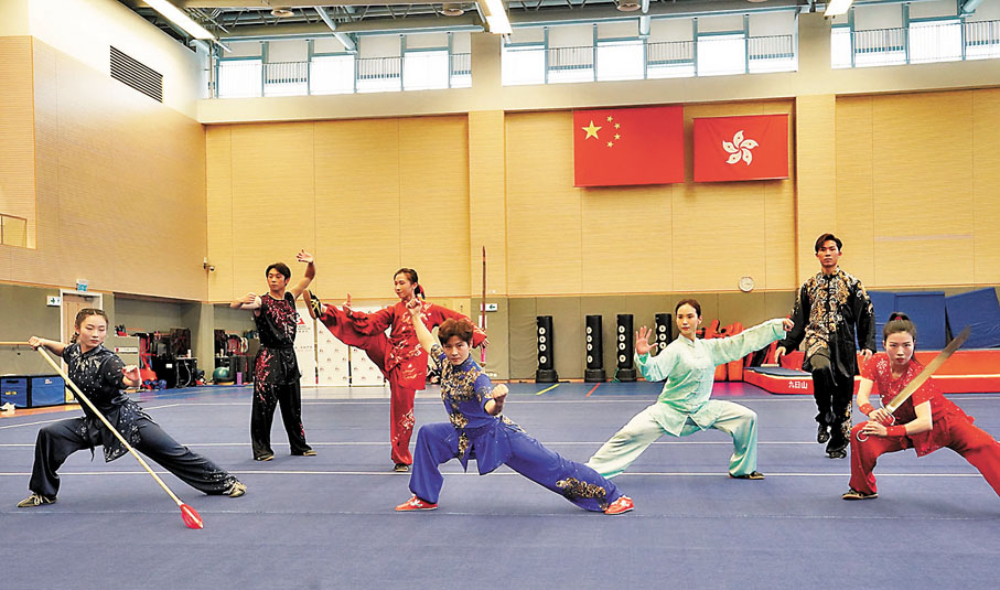 ◆香港武術隊信心十足迎接杭州亞運。