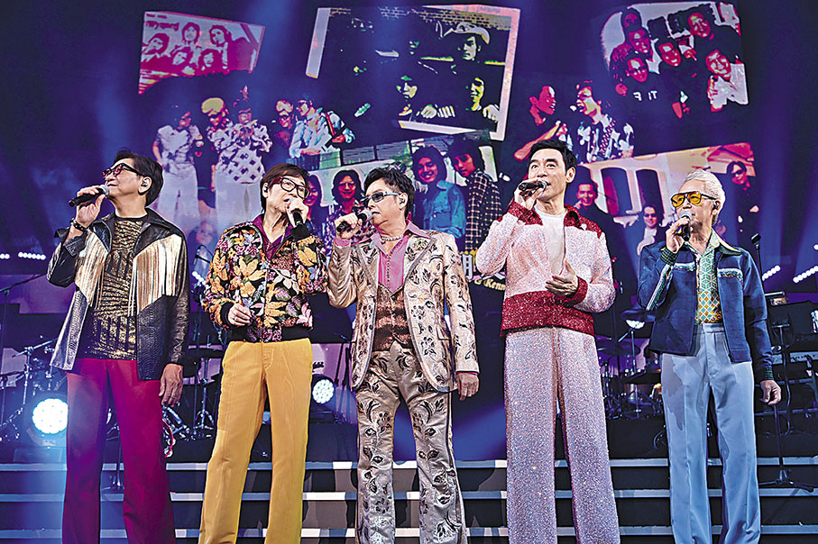 ◆B哥貼心為溫拿幾兄弟贈予專屬墨寶。資料圖片