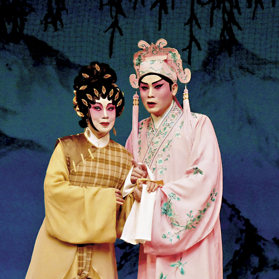 ◆龍貫天與鄧美玲也是舞台好拍檔。