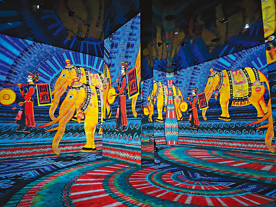 ◆《一夢華胥|中國皮影沉浸式光影展》由這幕開始。