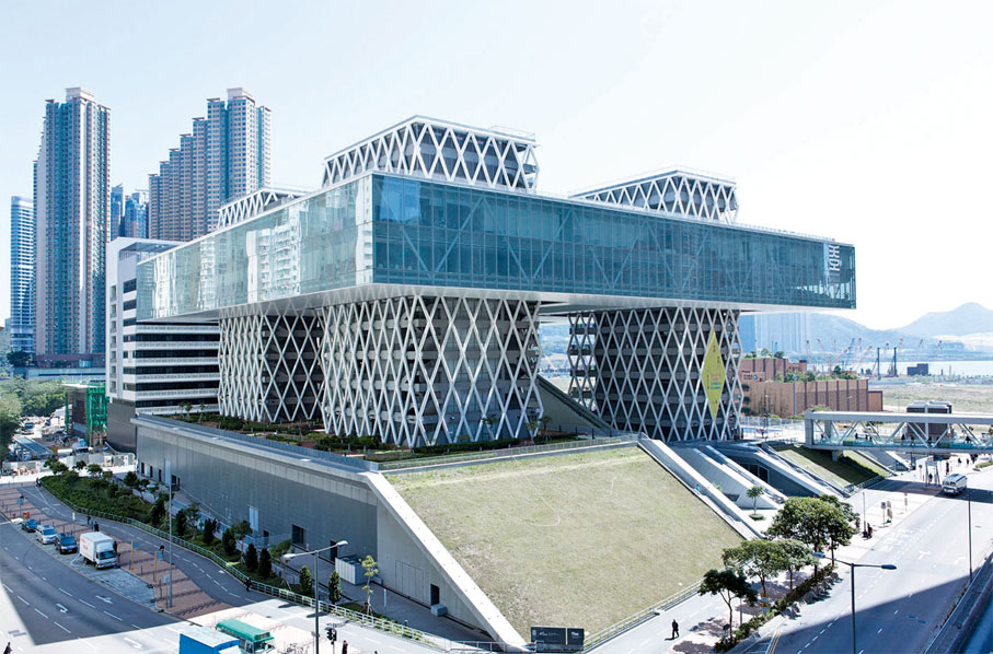 ◆ HKDI的校園外觀。