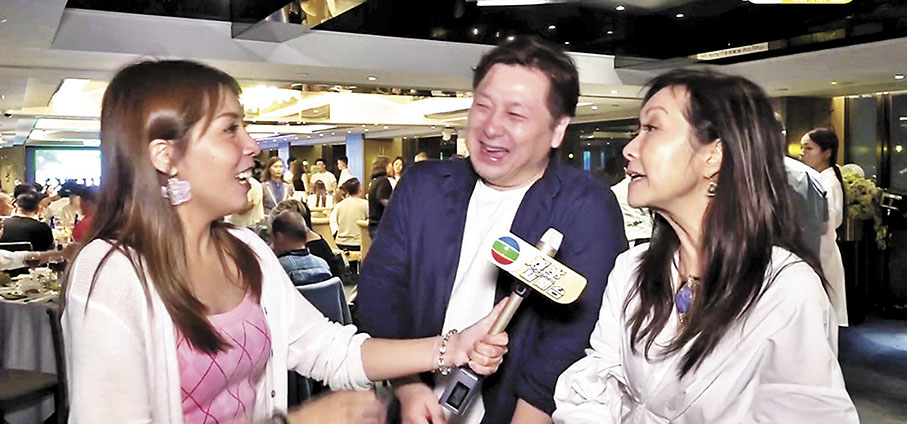 ◆吳萊邨與周文馨完騷後受訪幾開心。