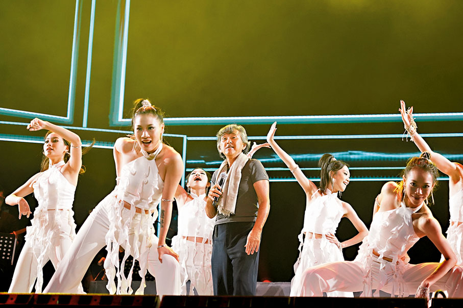 ◆林子祥一口氣唱足28 首歌，內地歌迷讚嘆他真的是「YYDS」 (永遠的神)。