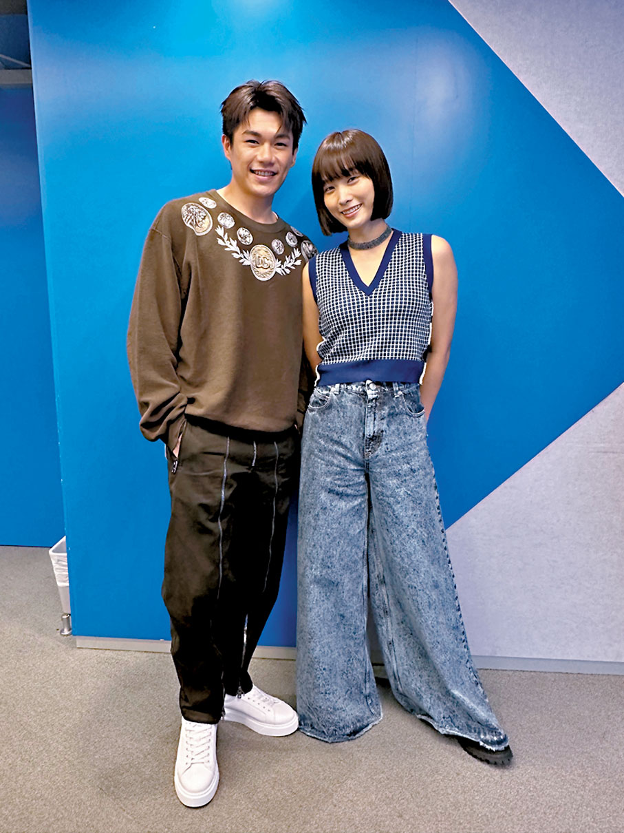 ◆柯煒林和談善言第一次合作拍劇即與「激」字掛鈎。