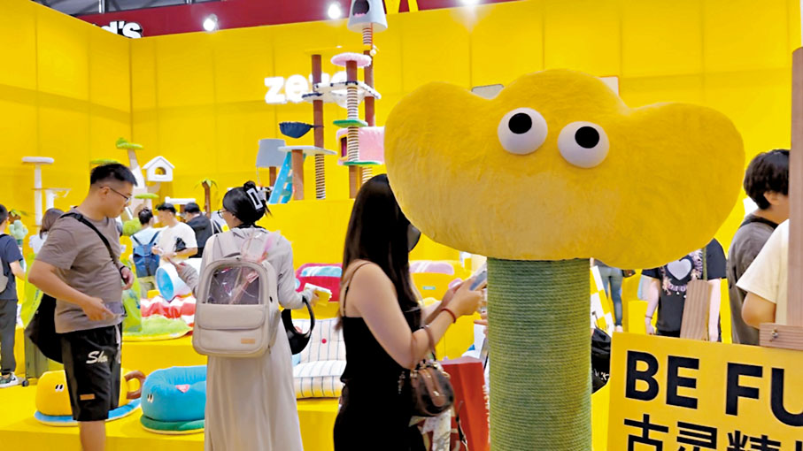 ◆亞洲寵物展吸引大批人士觀賞。