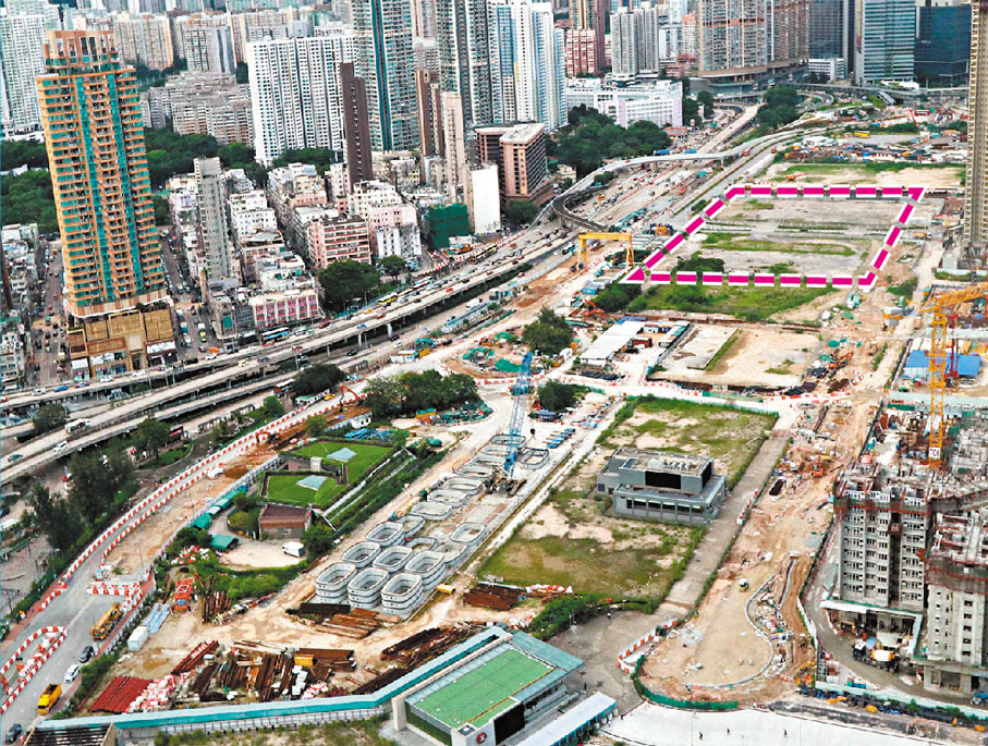 ◆地皮鄰近港鐵宋皇臺站，預計提供約1,325伙單位。 資料圖片