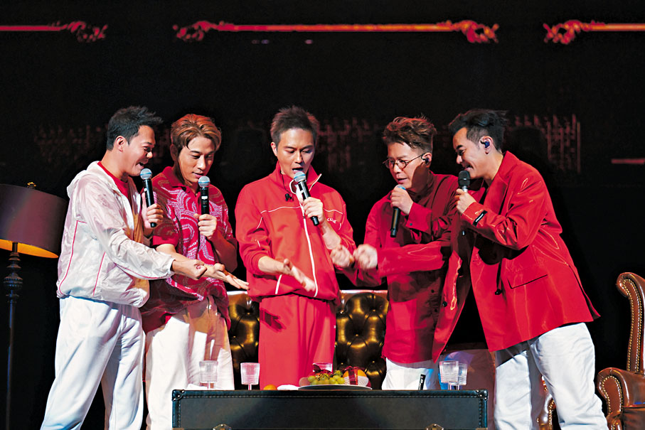 ◆玩遊戲時，五子盡現幽默本色。