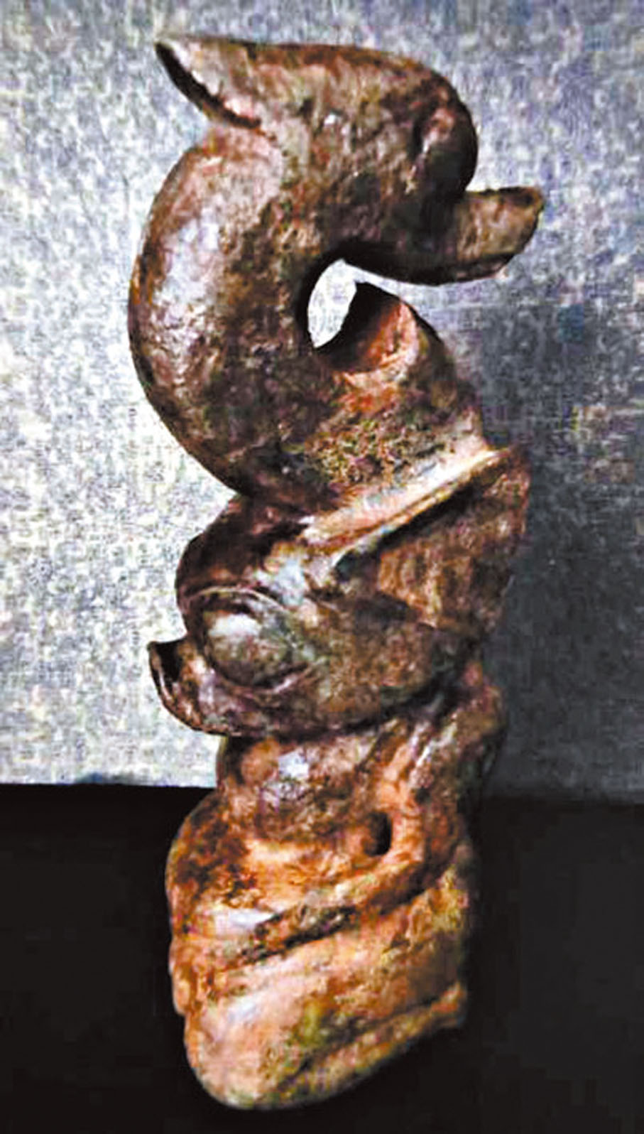 ◆圖七、圖八：作者收藏的古蜀玉器。