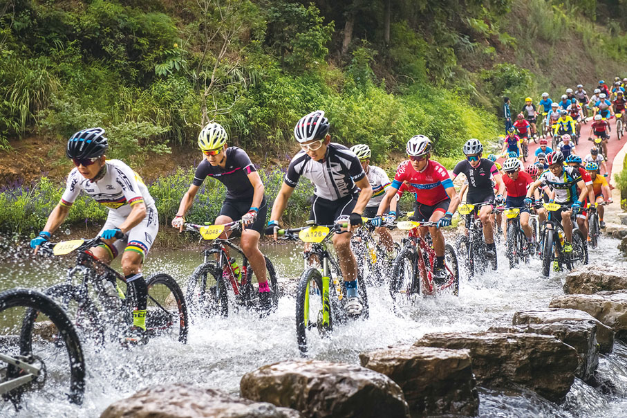 ◆普安「國際自行車山地賽」。