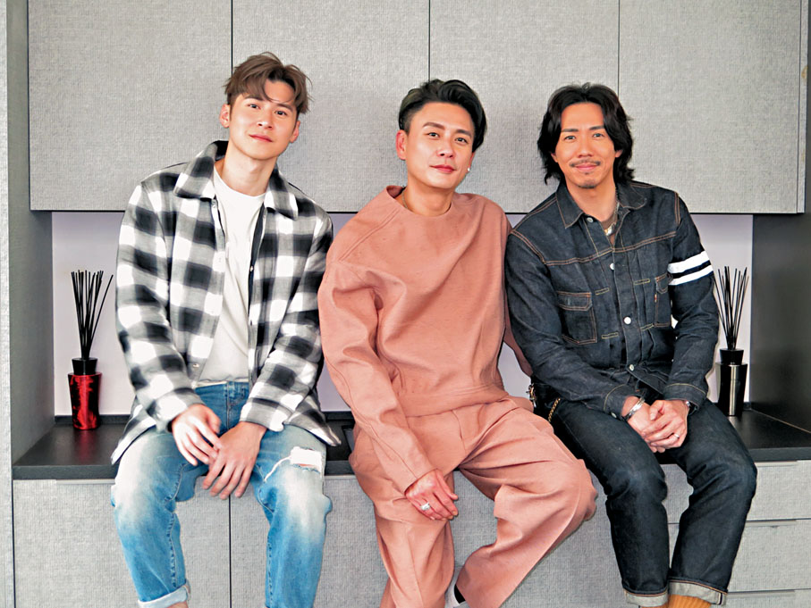 ◆左起：陳家樂、黃宗澤和張繼聰攜手合作《紮職2》。