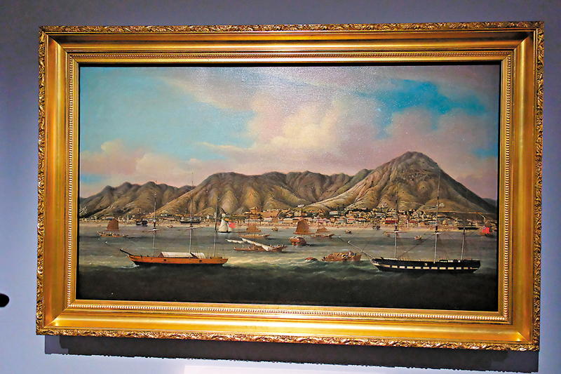 ◆油畫作品《維多利亞遠眺》（1854）    香港藝術館藏品