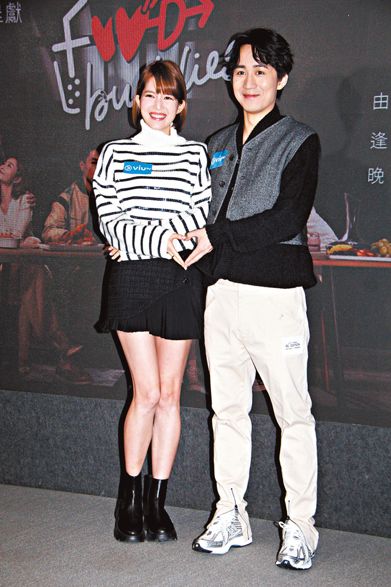 ◆吳肇軒爆蘇皓兒在拍親熱戲前有小習慣。