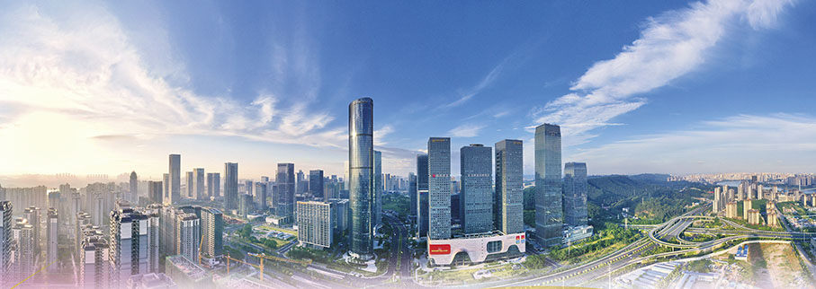 ◆ 中國（廣西）自由貿易試驗區南寧片區新貌。