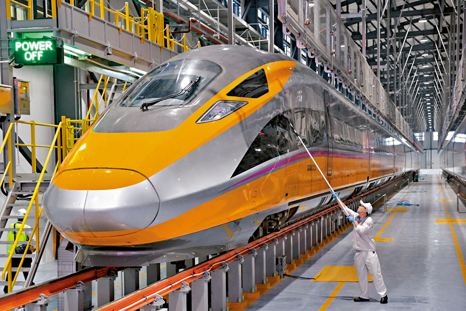 ◆ 雅萬高鐵由中國和印尼合作建設，是東南亞第一條高速鐵路，最高運行時速350公里。 資料圖片