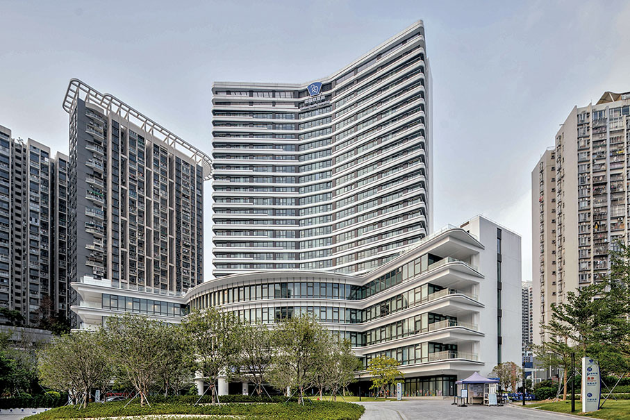 ◆ 深圳和睦家醫院外貌。 香港文匯報記者郭若溪  攝