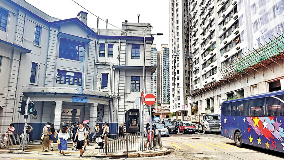 ◆舊油麻地警署是不少遊客的打卡勝地。