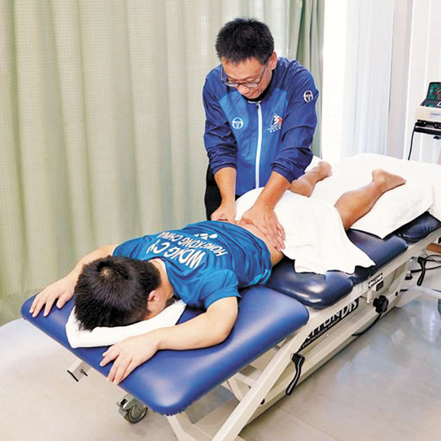 ◆張維醫生是港隊的後盾。