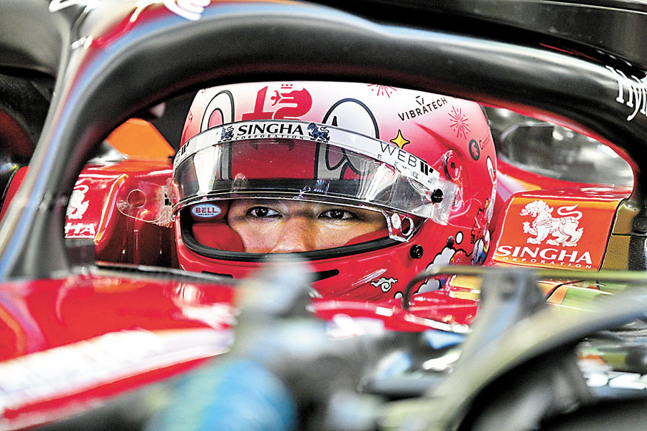 ◆周冠宇將連續第三年出戰F1。 新華社
