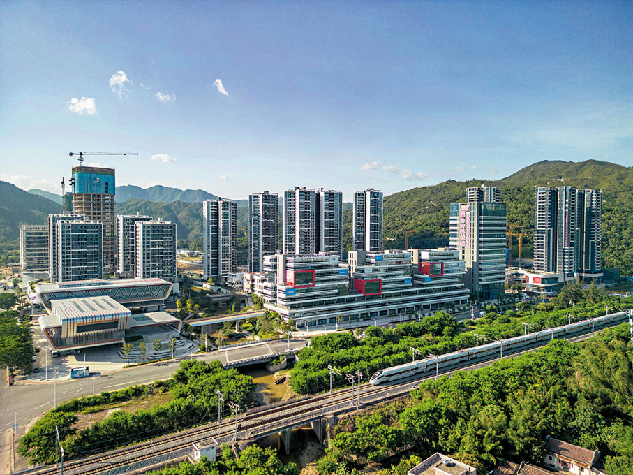 ◆深汕特別合作區的機械人產業集聚區。    香港文匯報深圳傳真