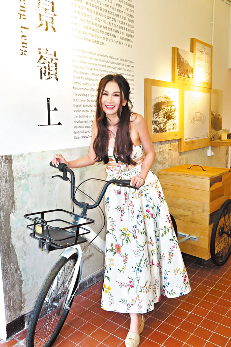 ◆故地重遊令溫碧霞勾起不少兒時的回憶。 