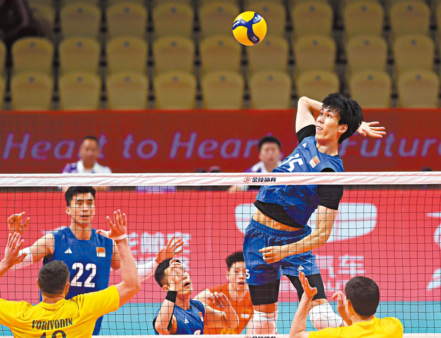 ◆中國男排3：0擊敗哈薩克斯坦男排迎來兩連勝。