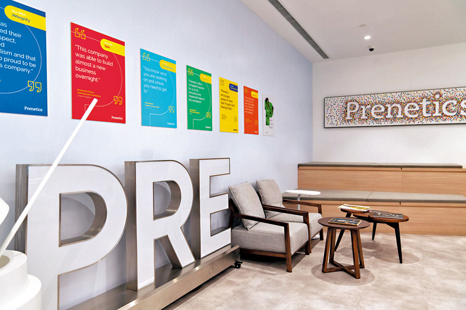 ◆Prenetics的辦公室充滿朝氣。