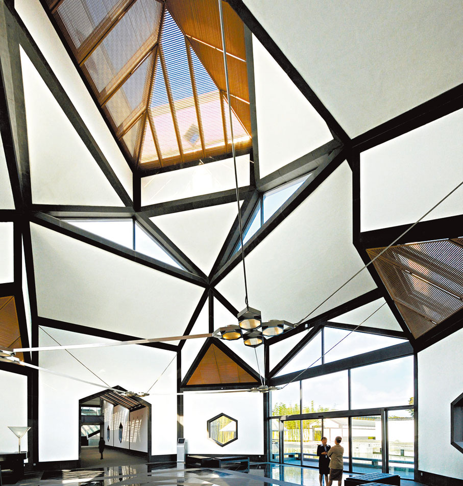 ◆蘇州博物館的設計展現了貝氏的獨特理念。