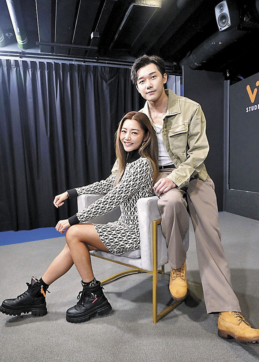 ◆衛詩雅與唐浩然首度合作已成為好友。